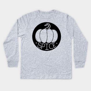 Pumpkin Spice Kids Long Sleeve T-Shirt